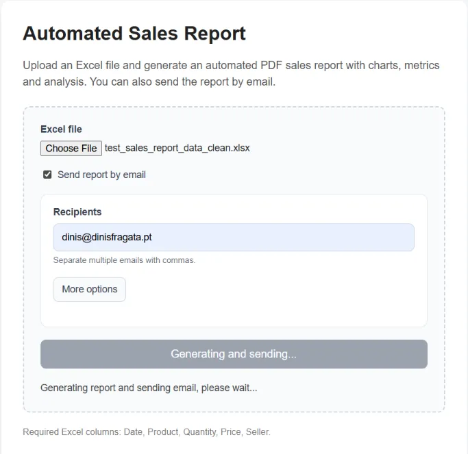 PDF Automation Report