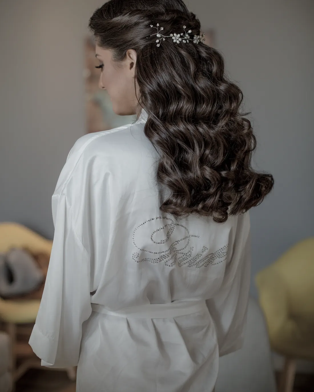 Antes: o mesmo cabelo, sem forma e sem brilho